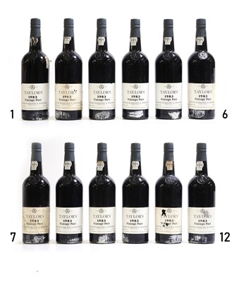 Lot 125 - Taylors, Vintage Port, 1983