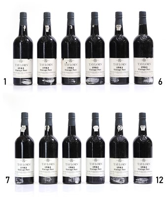 Lot 128 - Taylors, Vintage Port, 1983