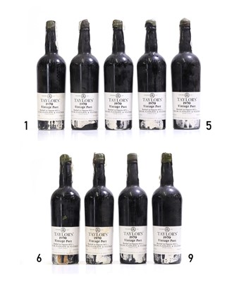 Lot 122 - Taylors, Vintage Port, 1970