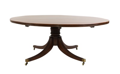 Lot 437 - A 19th century mahogany dining table
