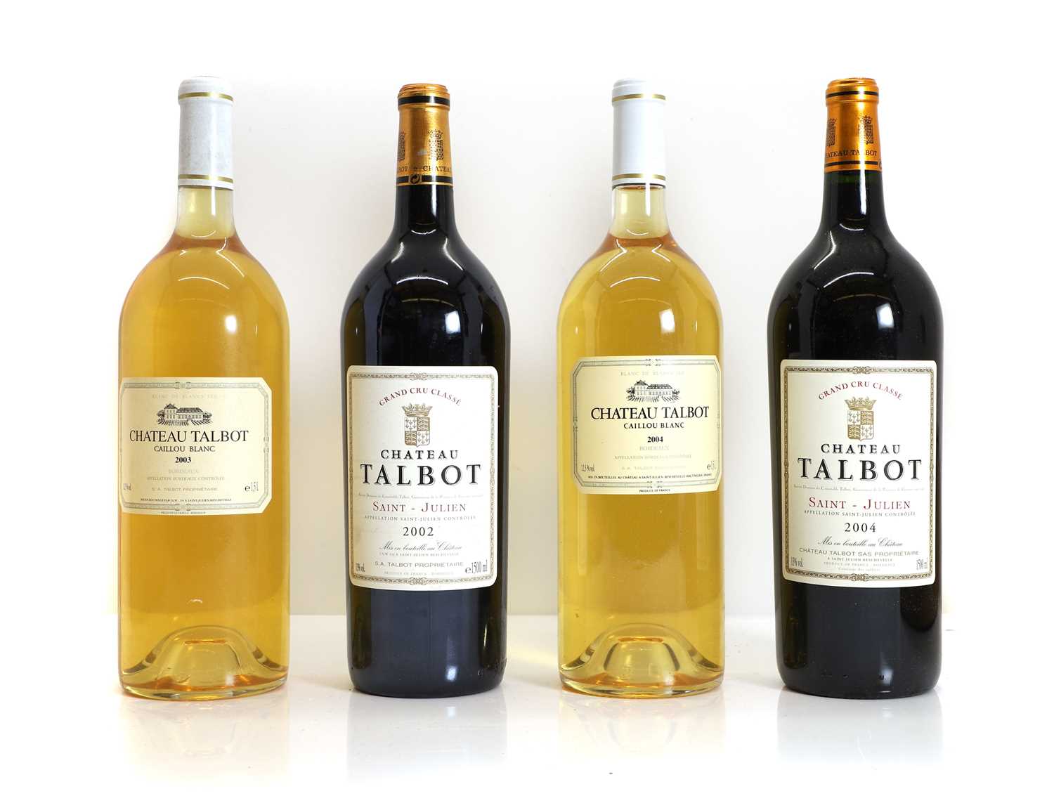 Lot 295 - Chateau Talbot rouge et Blanc (duet)