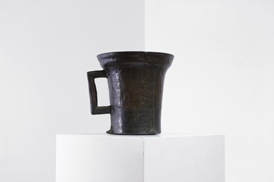 Lot 390 - A Gothic bronze mortar