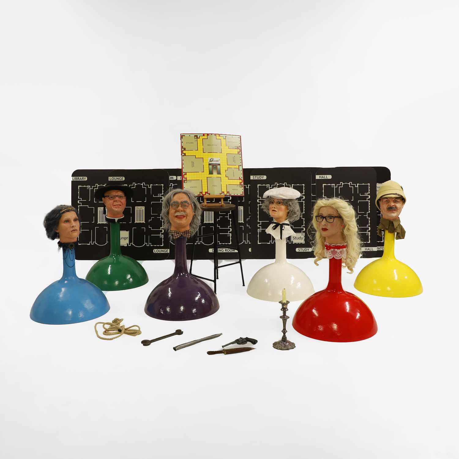 Lot 80 - An oversized Cluedo set