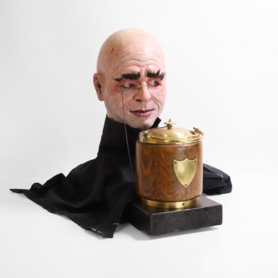 Lot 83 - A 'Halloween Harry' audio reactive biscuit/sweet tin