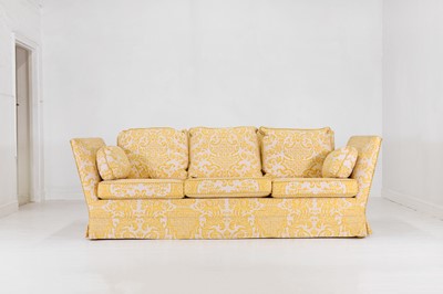 Lot 76 - A large Knole sofa