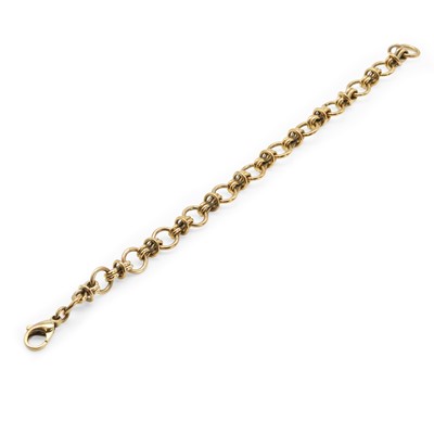 Lot 508 - A 9ct gold bracelet