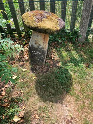 Lot 470 - Two staddle stones