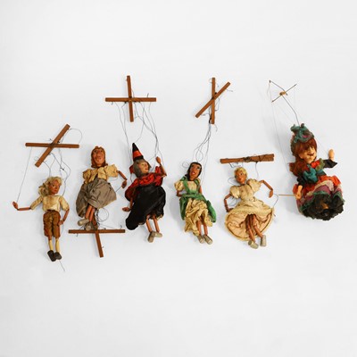 Lot 6 - Early Cinderella puppets