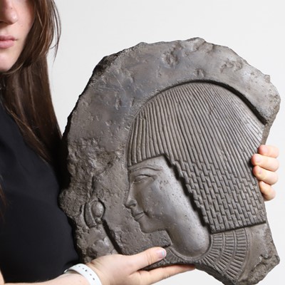 Lot 131 - An Ancient Egyptian-style fragment