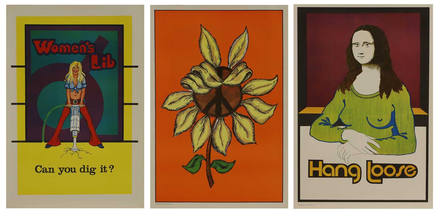 Lot 168 - Women's Lib, Peace and Love posters