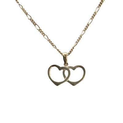 Lot 336 - A 9ct gold chain and matching bracelet