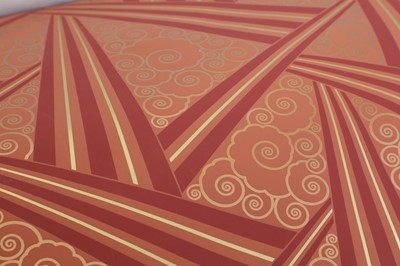 Lot 315 - Five rolls of Bradbury & Bradbury hand-printed wallpaper