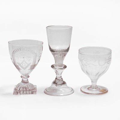 Lot 30 - A small group of table glass