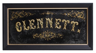 Lot 443 - A Victorian gilt glass shop sign