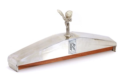 Lot 8 - A Rolls-Royce bonnet mount and car mascot