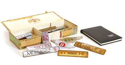 Lot 26 - A collection of Bentley car badges