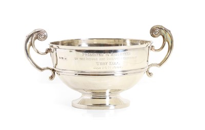 Lot 46 - A silver rose bowl