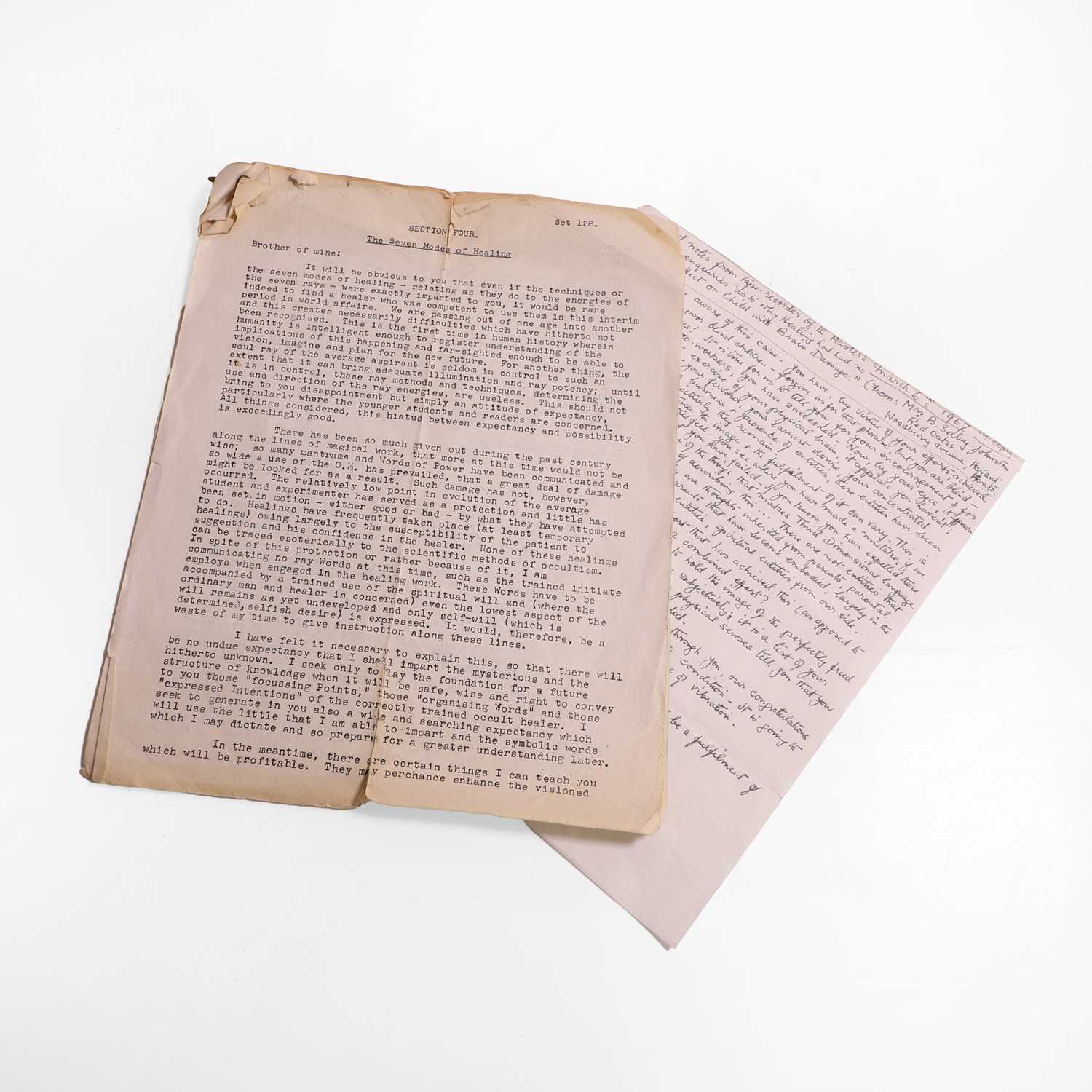 Lot 64 - An occult New Age esoteric translation