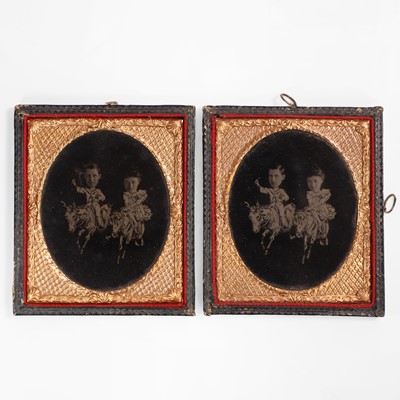 Lot 55 - A pair of Brighton West Pier tintypes