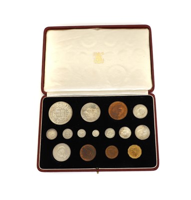 Lot 54 - A George VI, specimen Coronation coin set, 1937
