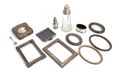 Lot 26 - A collection of silver photograph frames