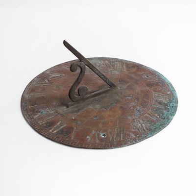 Lot 441 - A bronze sundial
