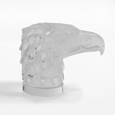 Lot 108 - A Lalique 'Tête d'Aigle' glass car mascot