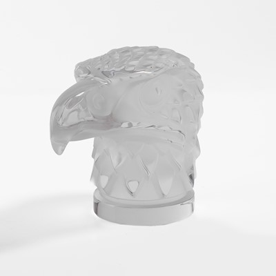Lot 108 - A Lalique 'Tête d'Aigle' glass car mascot