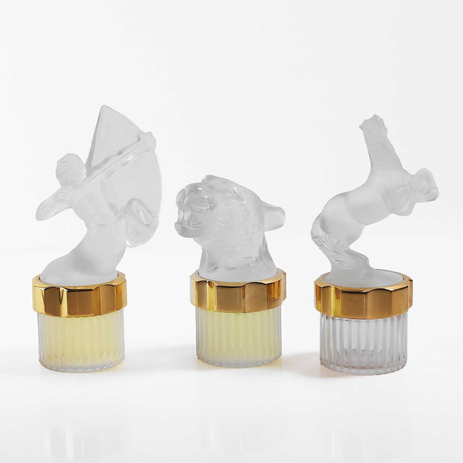 Lot 126 - A group of limited Lalique factice scent bottles