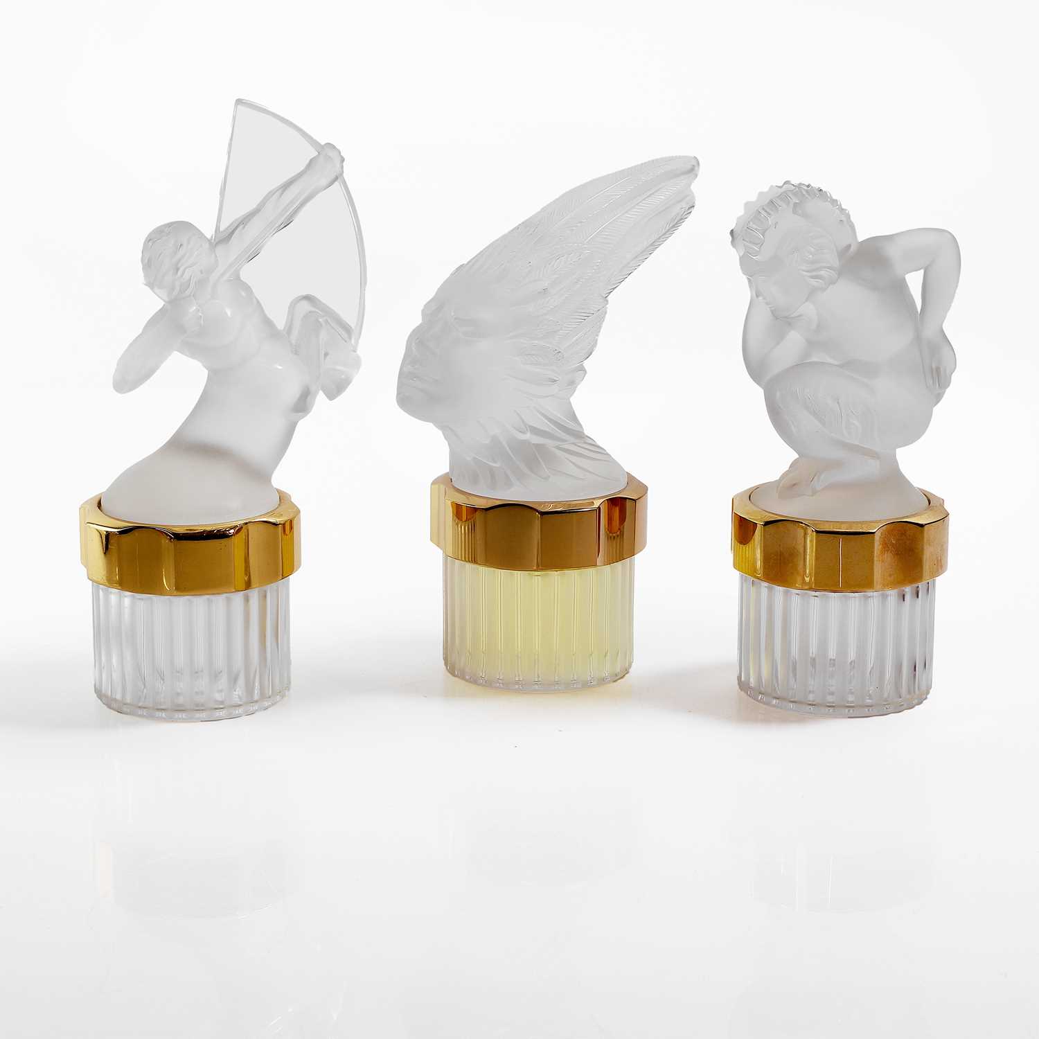 Lot 128 - A group of limited Lalique factice scent bottles