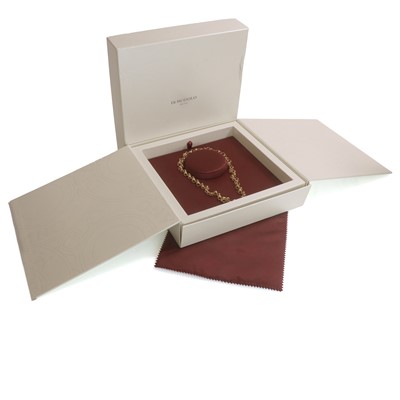 Lot 74 - An 18ct gold diamond set Triadra necklace, by Di Modolo