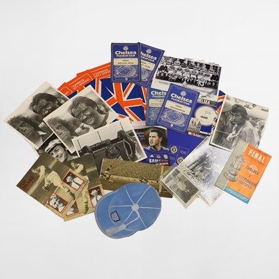 Lot 227 - A collection of football photographs and programmes