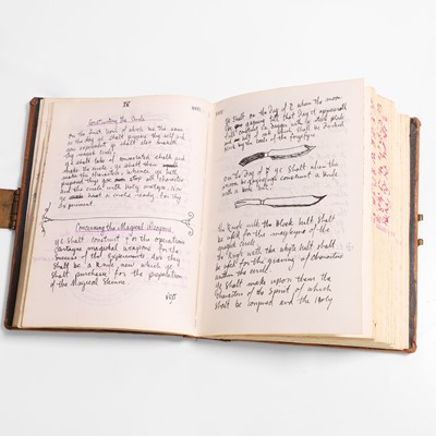Lot 7 - A witches coven or cult grimoire manuscript book
