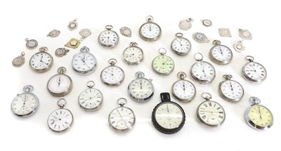 Lot 18 - A collection of various stopwatches and pocket watches