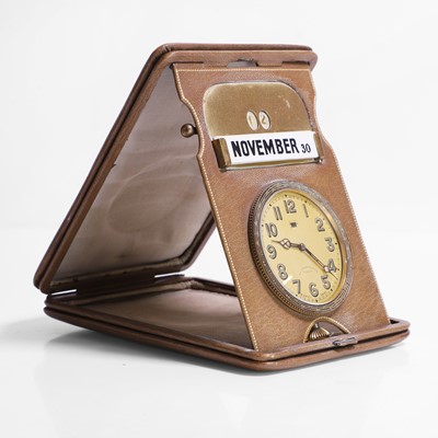 Lot 32 - A Rolls Royce travel calendar/clock