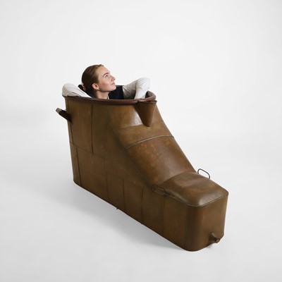 Lot 234 - A tin 'Officer's' military slipper bath