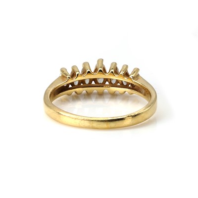 Lot 47 - A diamond half eternity ring