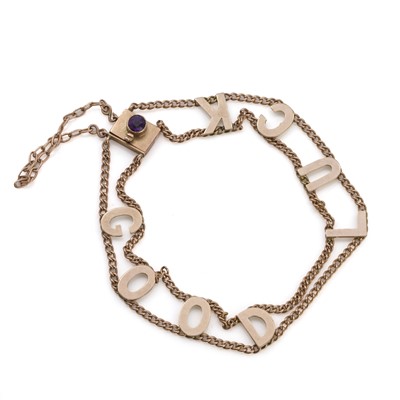 Lot 51 - An Edwardian Good Luck bracelet