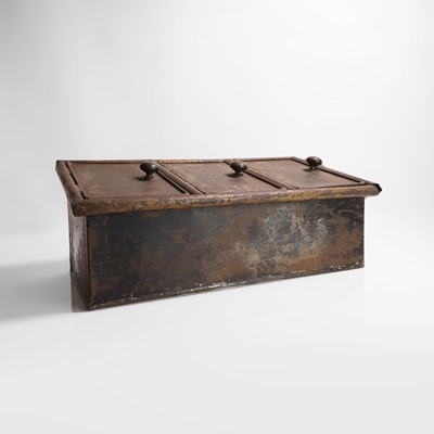 Lot 95 - A Victorian countertop toleware coffee tin