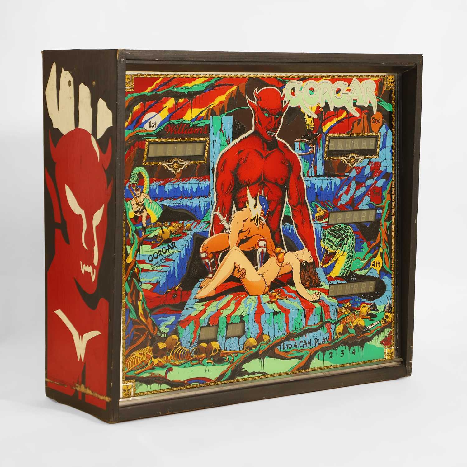 Lot 54 - A 'Gorgar' pinball scoreboard