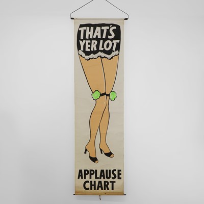 Lot 221 - An applause chart banner