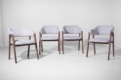 Lot 570 - A set of four 'Faro' dining chairs by Paolo Moschino