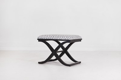 Lot 557 - An ebonised wooden stool by Paolo Moschino