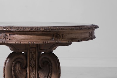 Lot 328 - An Empire-style carved fruitwood and beech guéridon