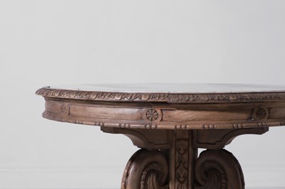 Lot 328 - An Empire-style carved fruitwood and beech guéridon