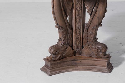 Lot 328 - An Empire-style carved fruitwood and beech guéridon