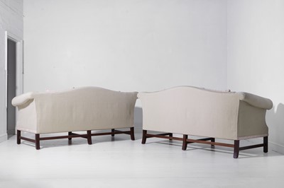 Lot 322 - A pair of ‘Chippendale’ sofas by Peter Dudgeon