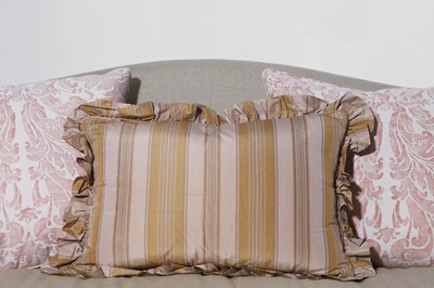 Lot 322 - A pair of ‘Chippendale’ sofas by Peter Dudgeon