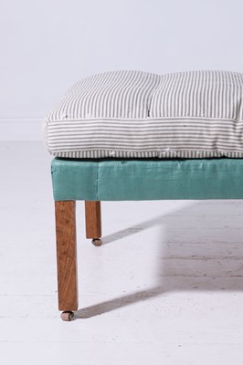 Lot A George III-style oak stool or bench by Howe