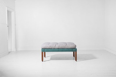 Lot A George III-style oak stool or bench by Howe